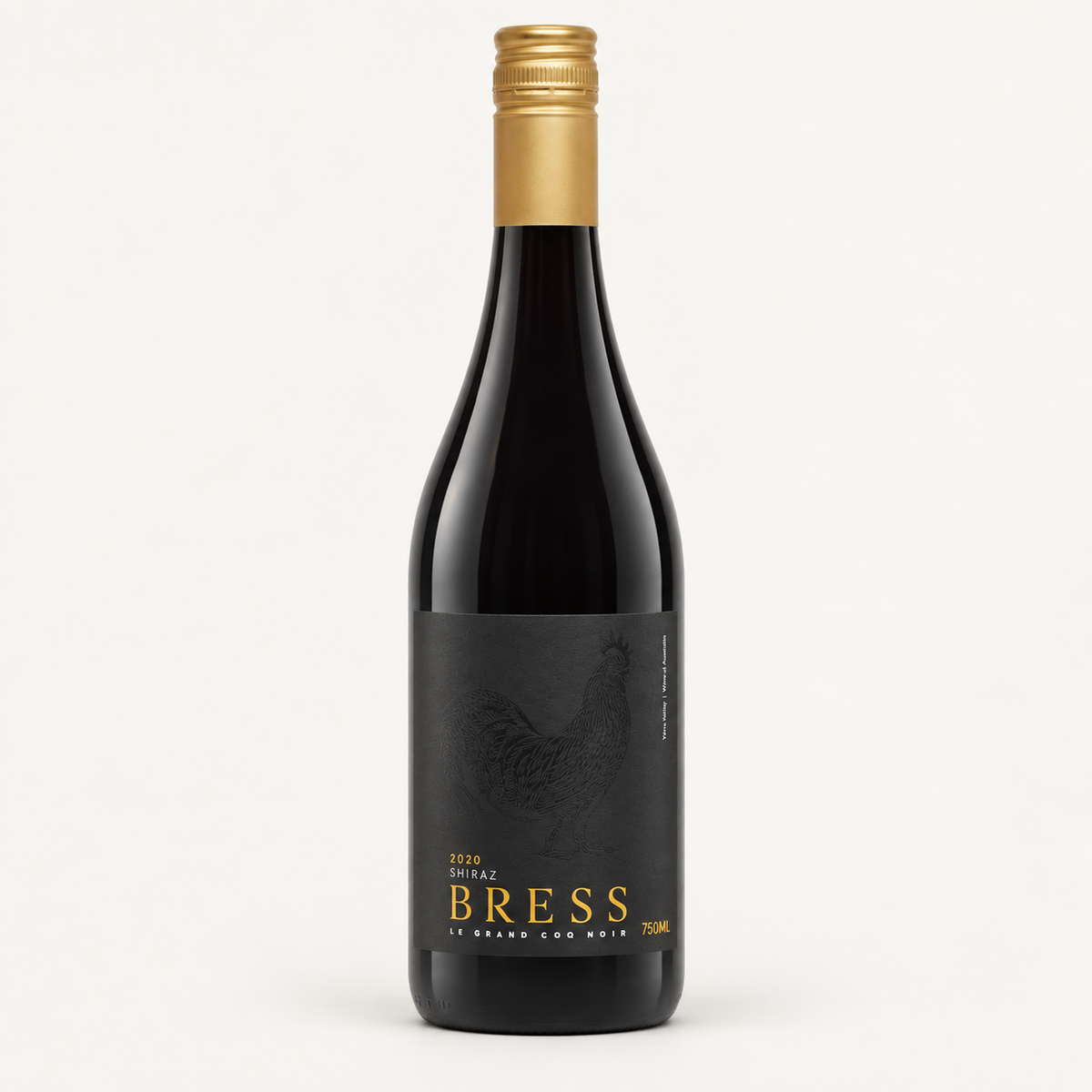 2020 Bress Shiraz Le Grand Coq Noir wine bottle