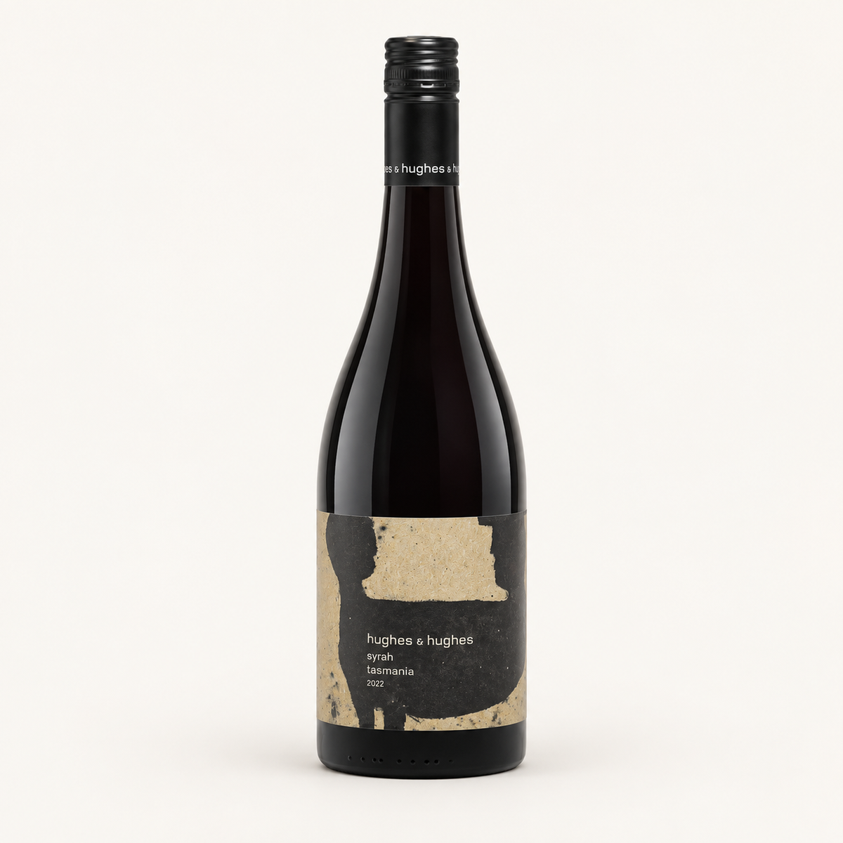 2022 Hughes And Hughes Syrah Tasmania wine bottle
