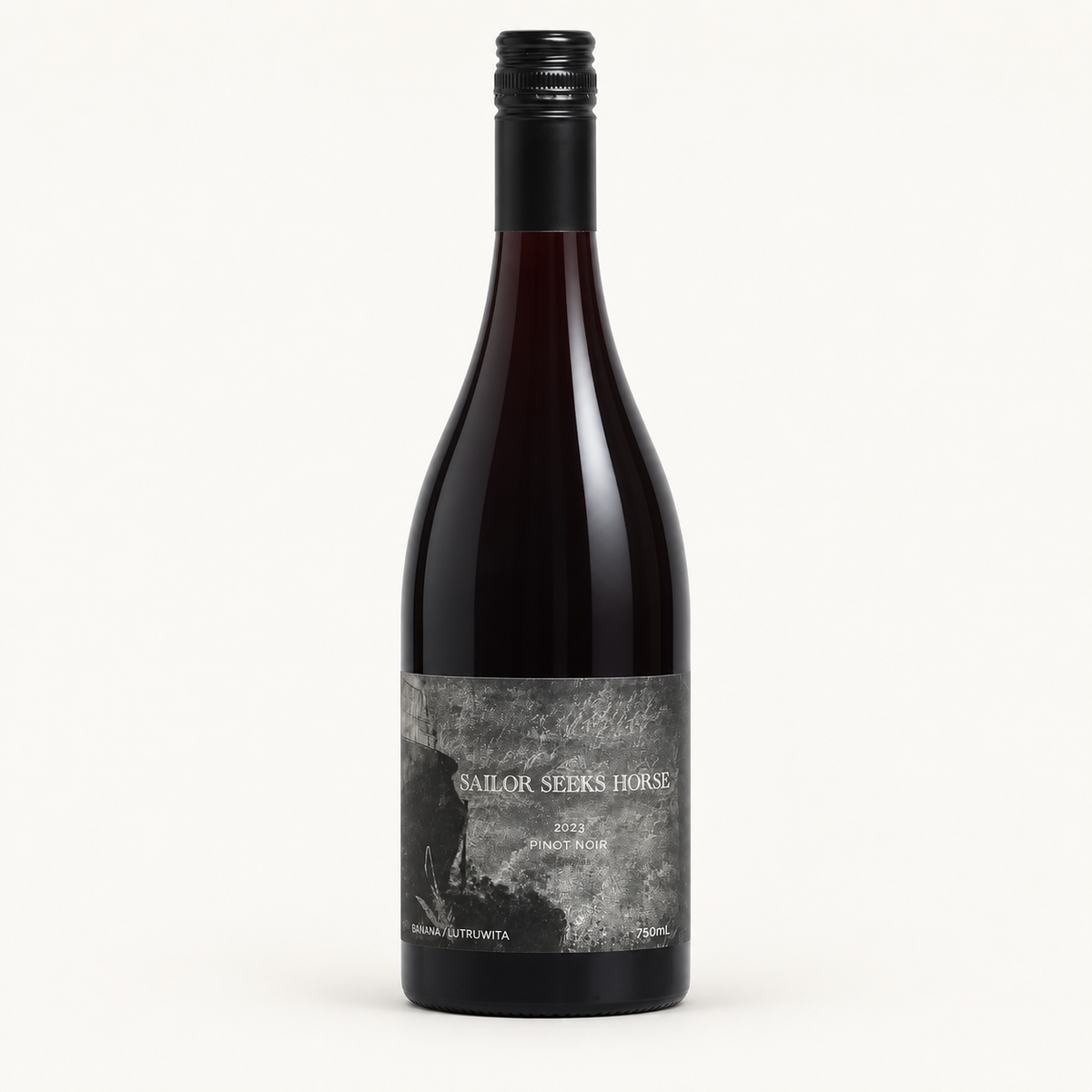 2023 Sailor Seeks Horse Pinot Noir wine bottle